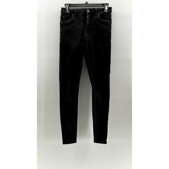 DENIM CO. Women's Black Denim Super Skinny High-Rise Jeans SZ 6 - Picture 1 of 11